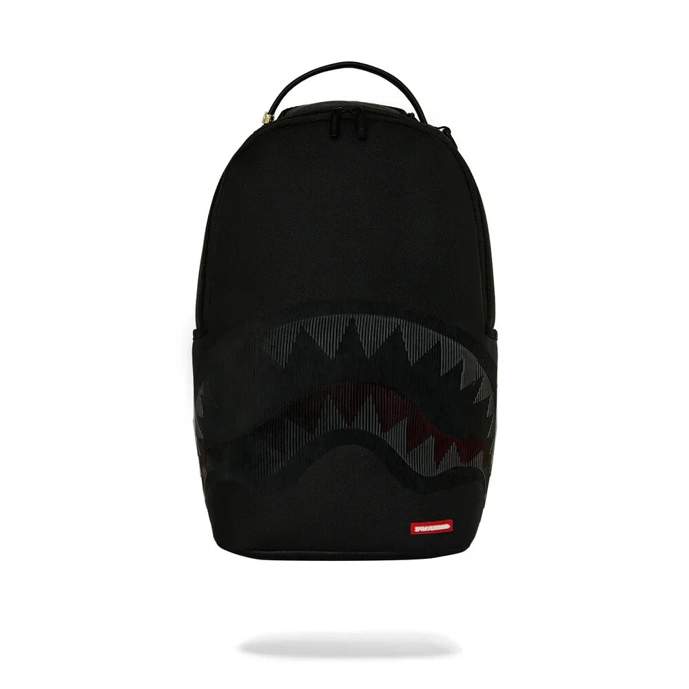 Sprayground Stealth Glide Backpack Unisex Black Adjustable Shoulder Strap SPR361